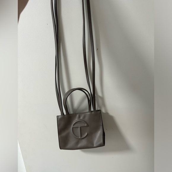 Telfar small shopping bag in grey - Picture 3 of 6